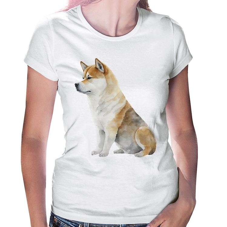Baby Look Cachorro Shiba Inu