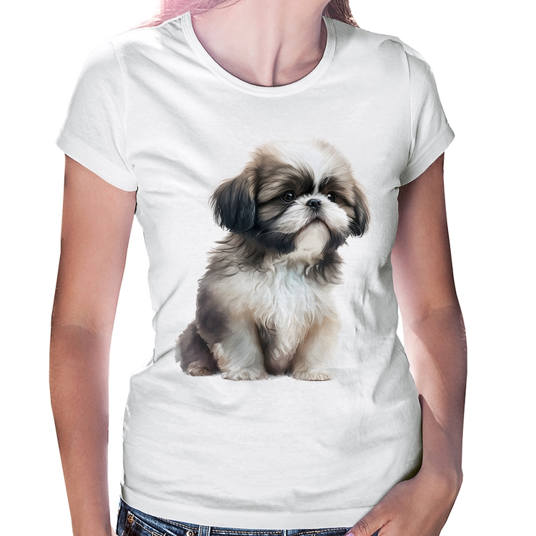 Baby Look Cachorro Shih Tzu Filhote