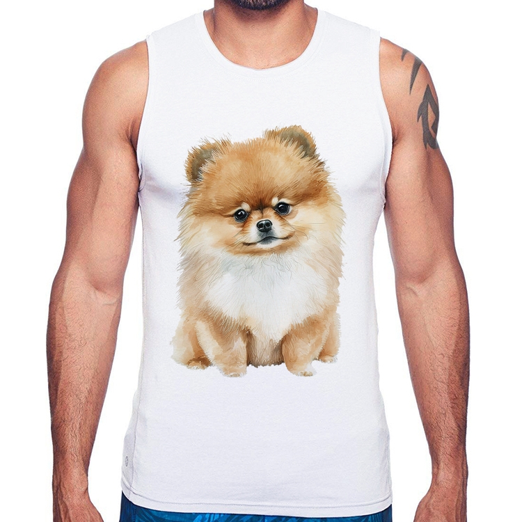 Regata Cachorro Spitz Alemão Lulu da pomerânia