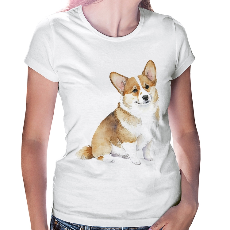 Baby Look Cachorro Welsh Corgi Pembroke