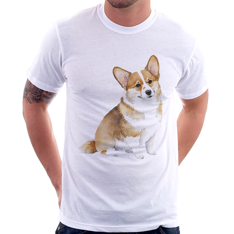 Camiseta Cachorro Welsh Corgi Pembroke
