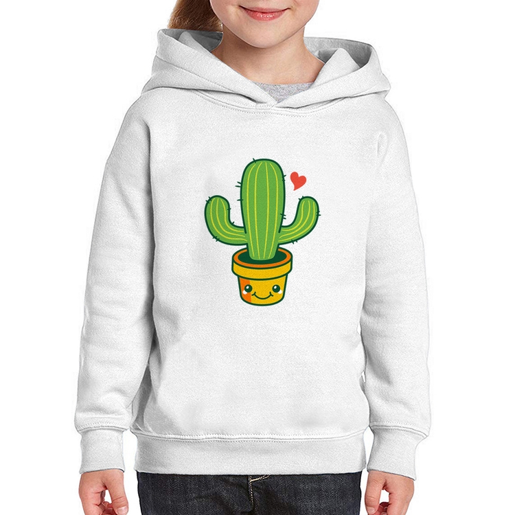 Moletom Infantil Cacto Coração