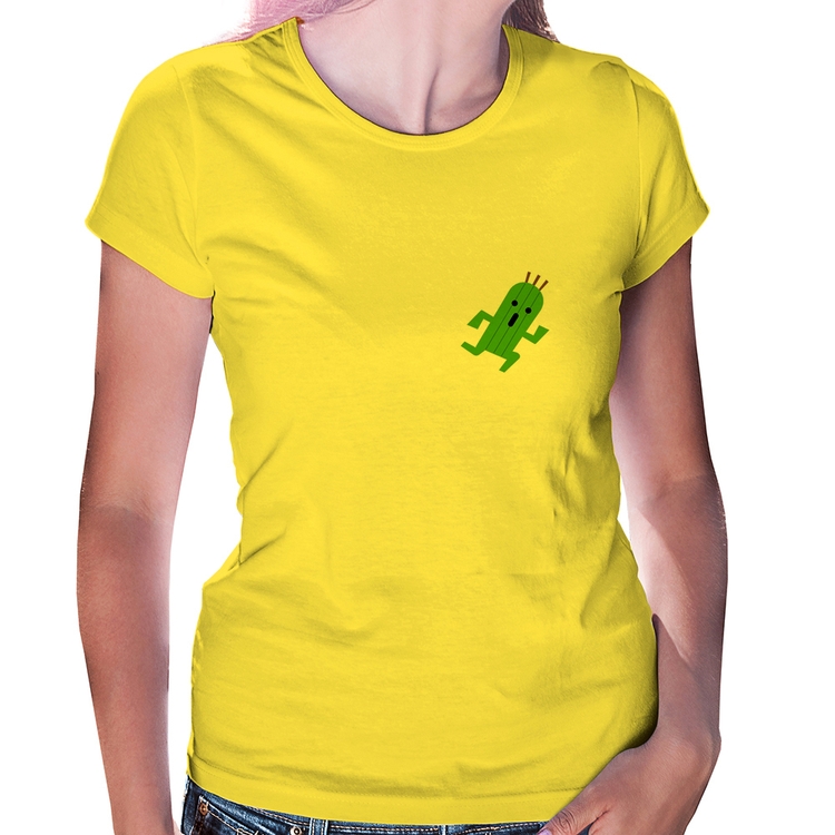 Baby Look Cactuar - Amarela