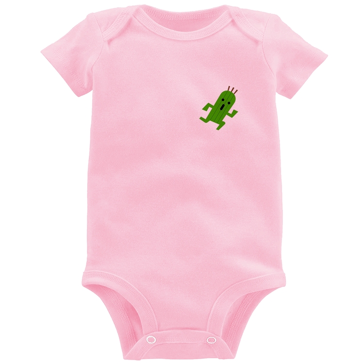 Body Bebê Cactuar - Rosa Bebê