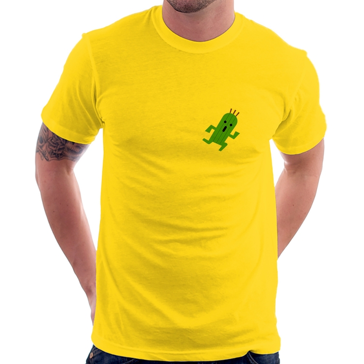 Camiseta Cactuar - Amarela
