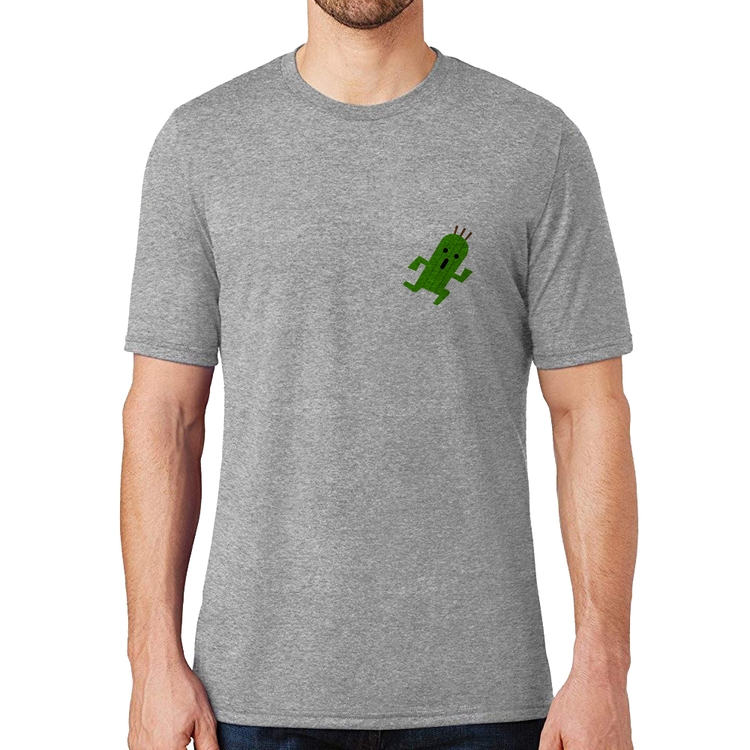 Camiseta Cactuar - Cinza