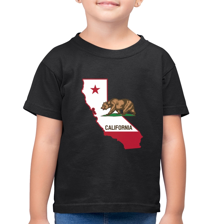 Camiseta Algodão Infantil Califórnia