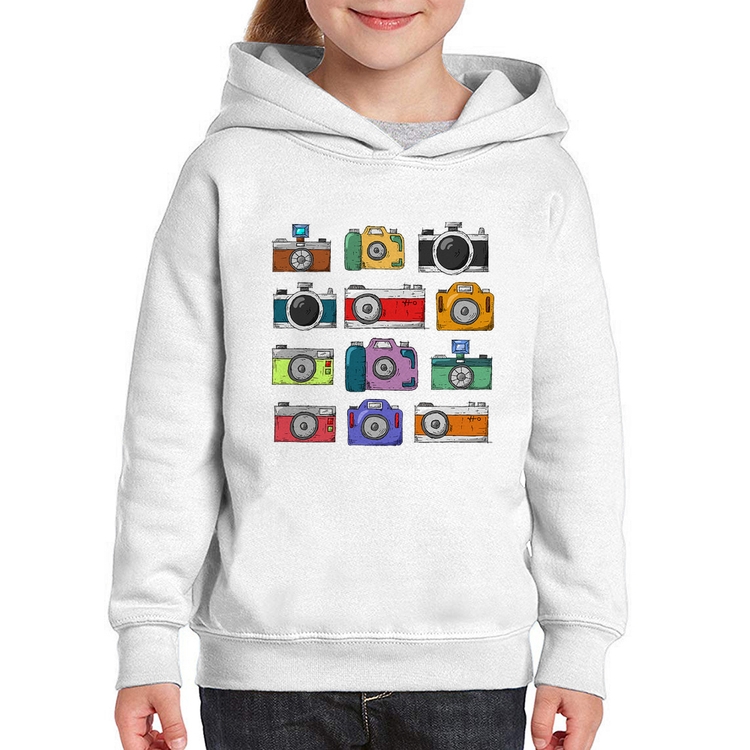 Moletom Infantil Câmeras Retrô