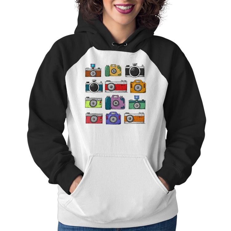 Moletom Feminino Câmeras Retrô