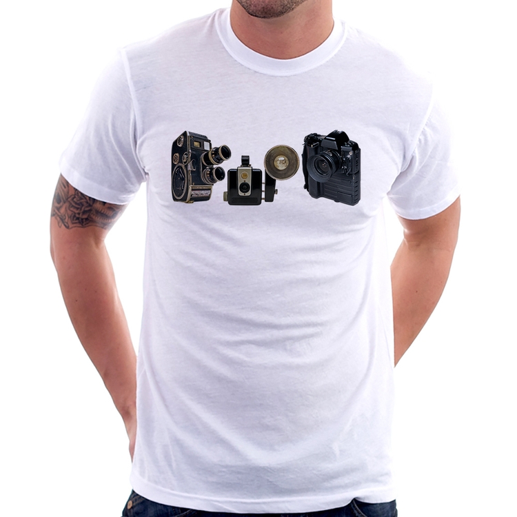 Camiseta Câmeras Vintage