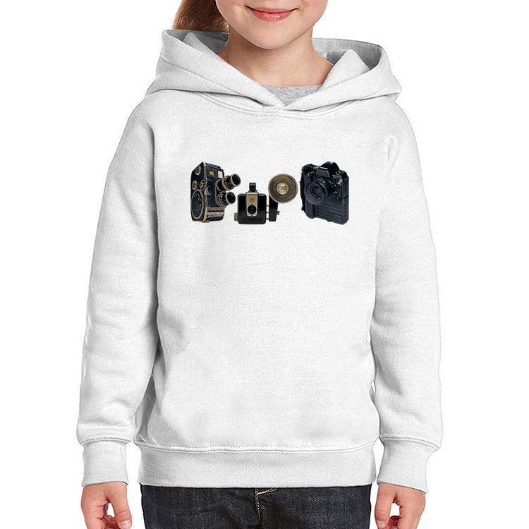 Moletom Infantil Câmeras Vintage