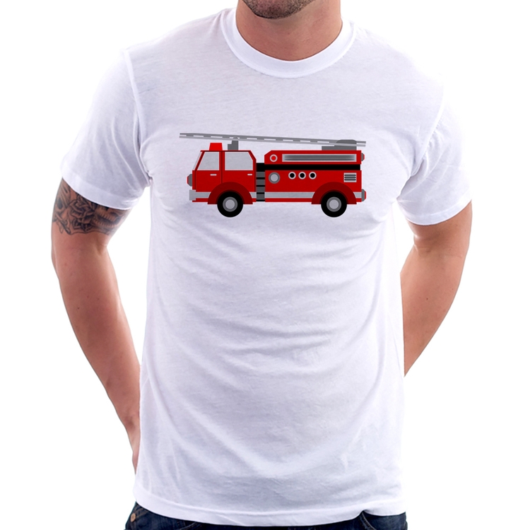 Camiseta Caminhão de Bombeiro