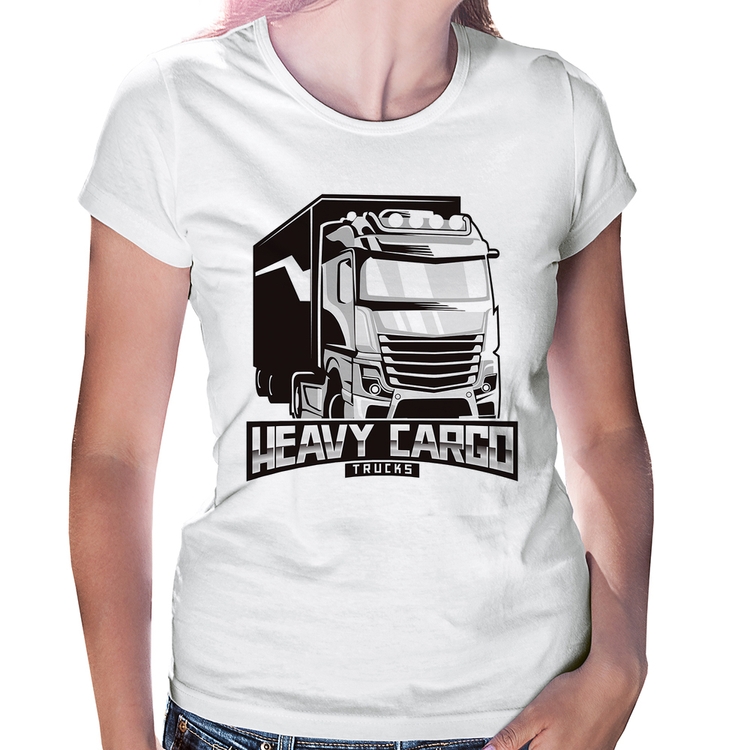 Baby Look Caminhão Heavy Cargo Caminhoneiro