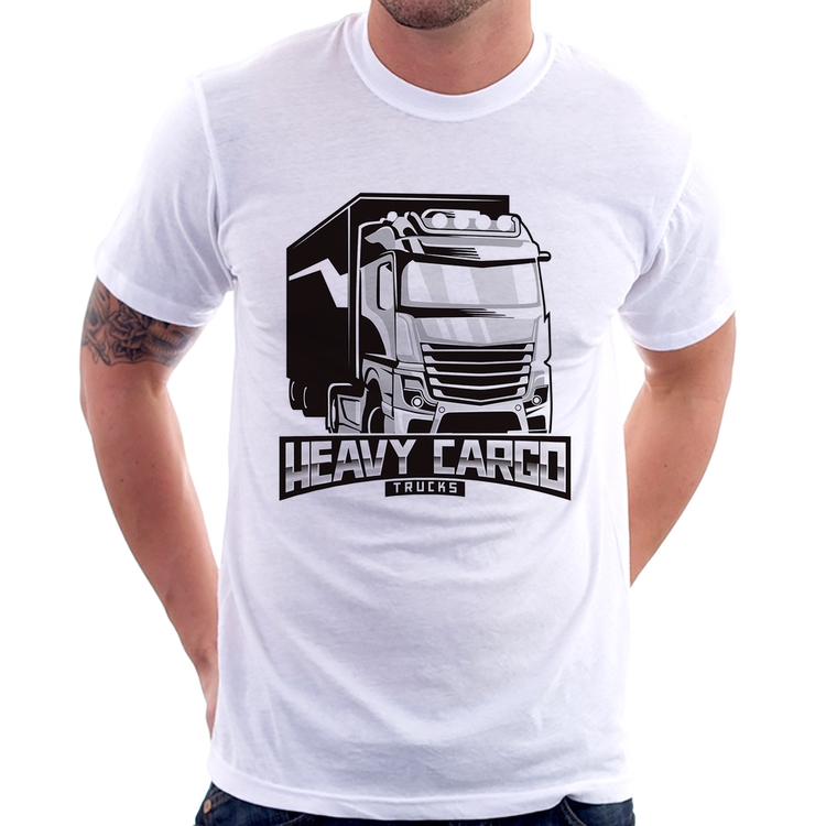 Camiseta Caminhão Heavy Cargo Caminhoneiro