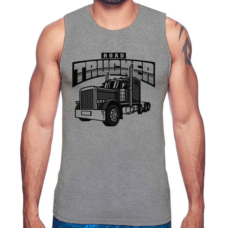 Regata Caminhão Road Trucker Caminhoneiro - Cinza