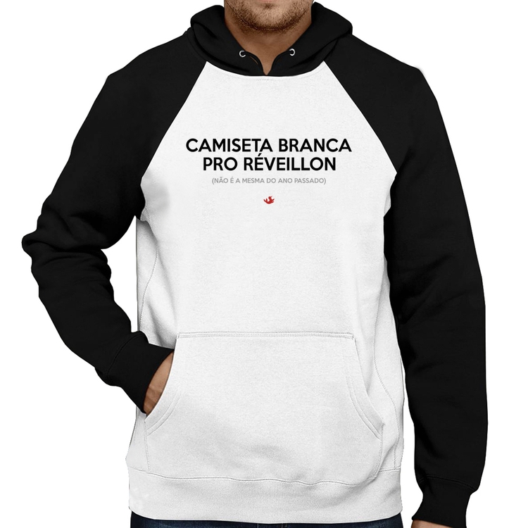 Moletom Camiseta Branca de Réveillon