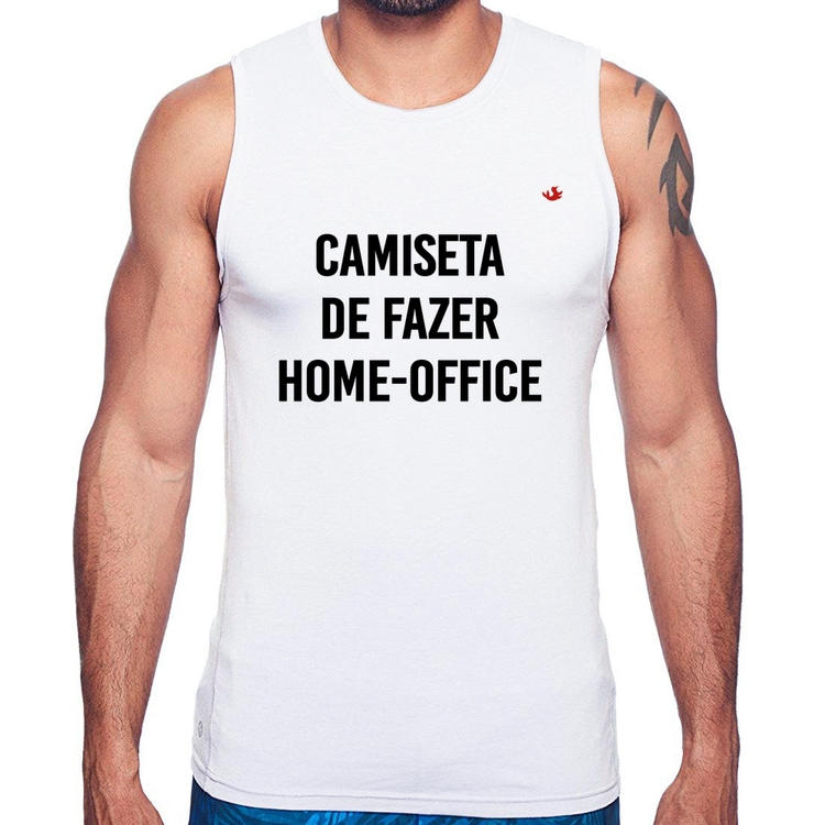 Regata Camiseta de fazer home-office