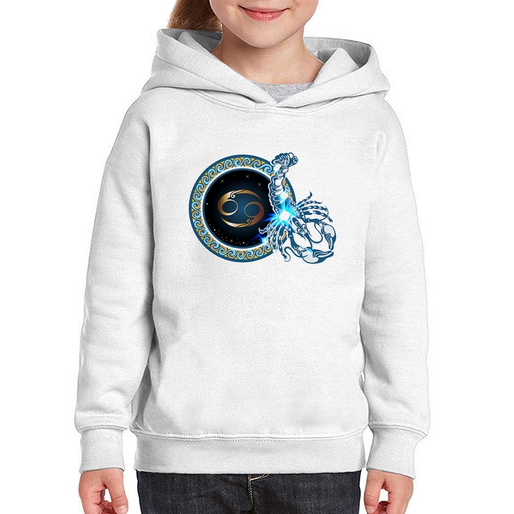 Moletom Infantil Signo Câncer Astrologia