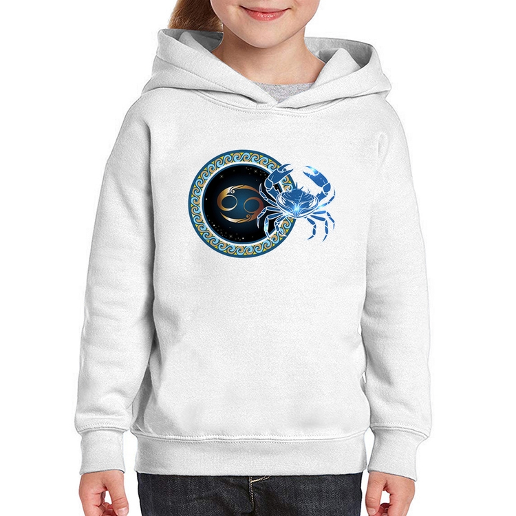 Moletom Infantil Signo Câncer Astrologia