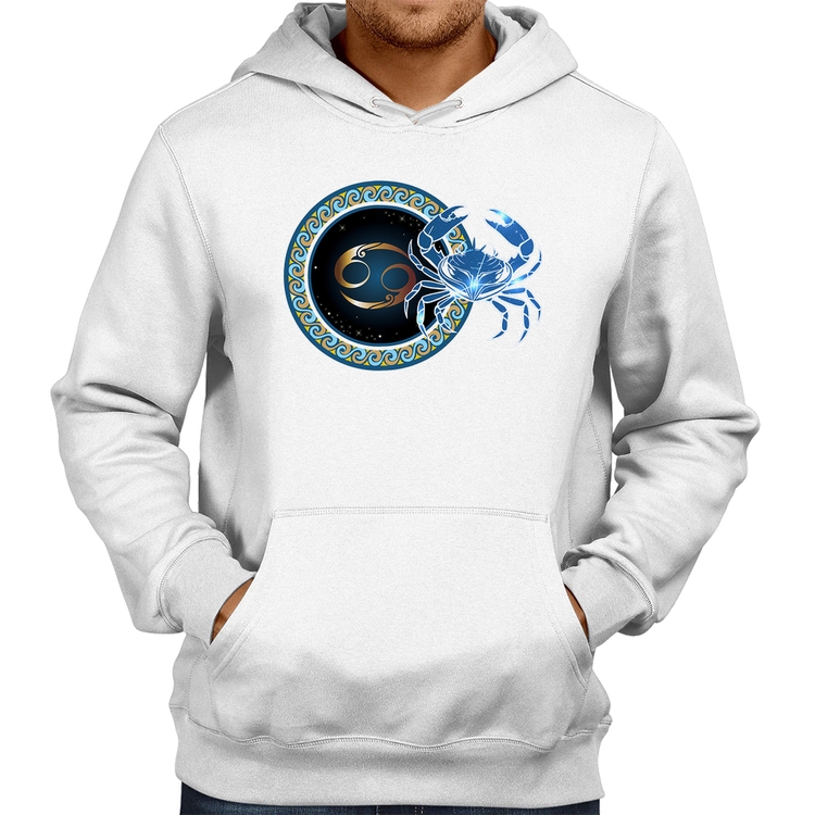 Moletom Signo Câncer Astrologia - Branco