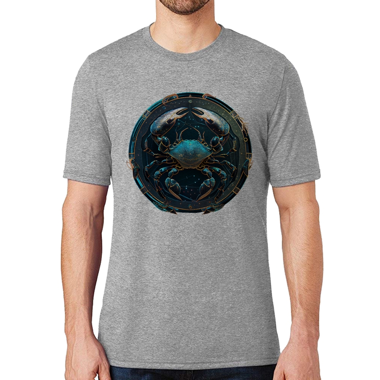 Camiseta Câncer Sígno - Cinza