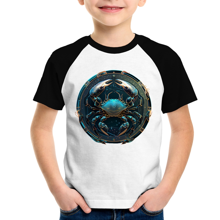 Camiseta Raglan Infantil Câncer Sígno