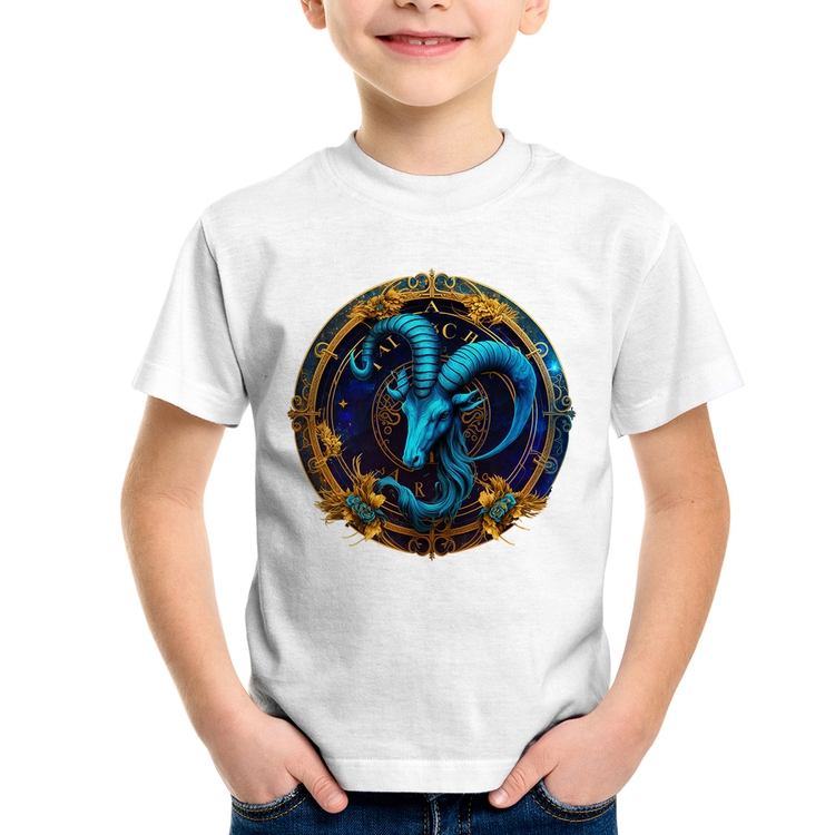 Camiseta Infantil Capricórnio Sígno