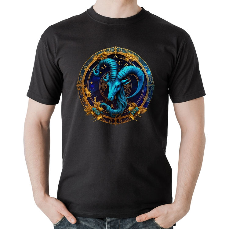 Camiseta Algodão Capricórnio Sígno