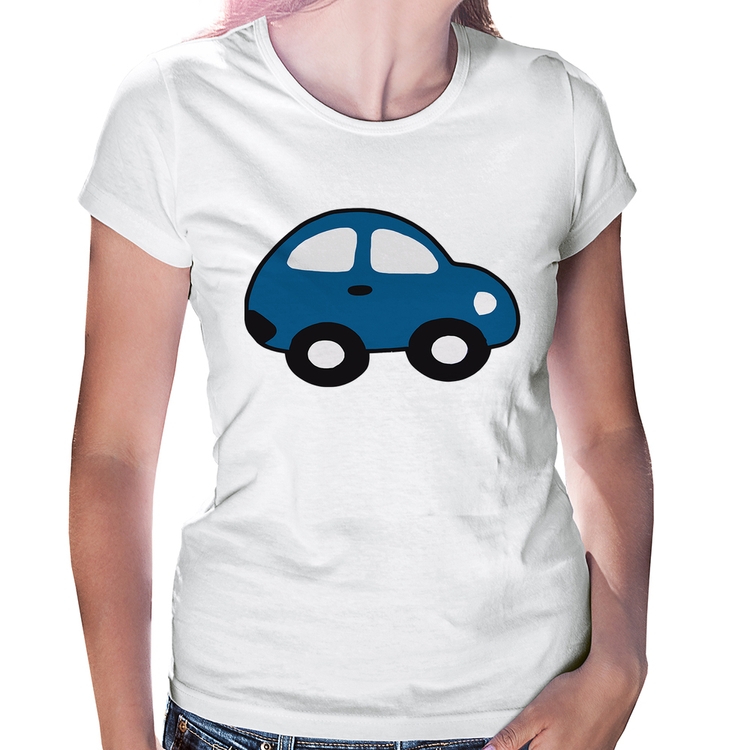 Baby Look Carrinho Azul