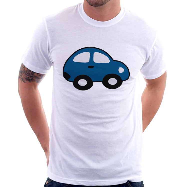 Camiseta Carrinho Azul