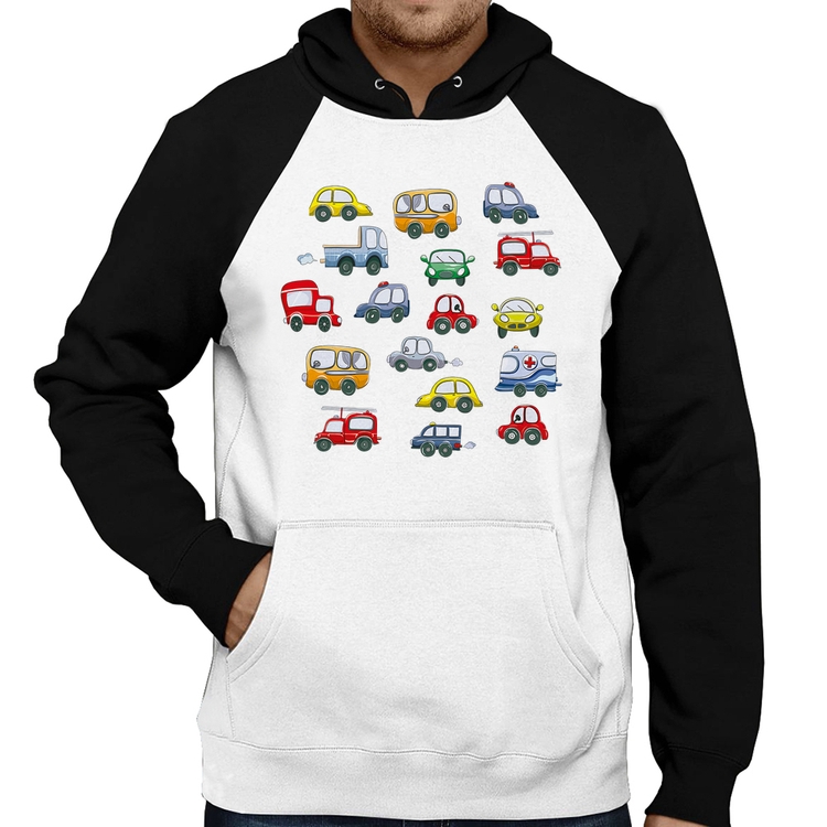 Moletom Carrinhos Coloridos