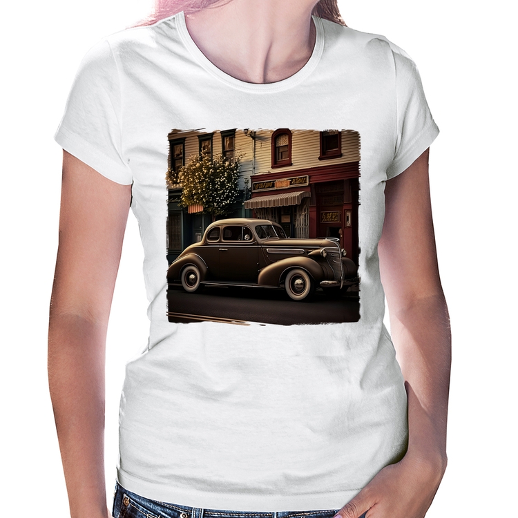 Baby Look Carro antigo na cidade