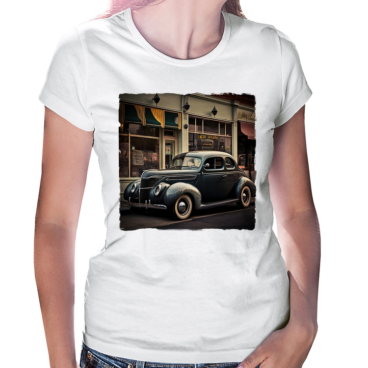 Baby Look Carro clássico na cidade