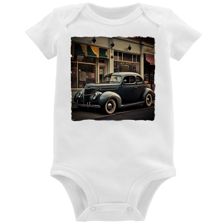 Body Bebê Carro clássico na cidade