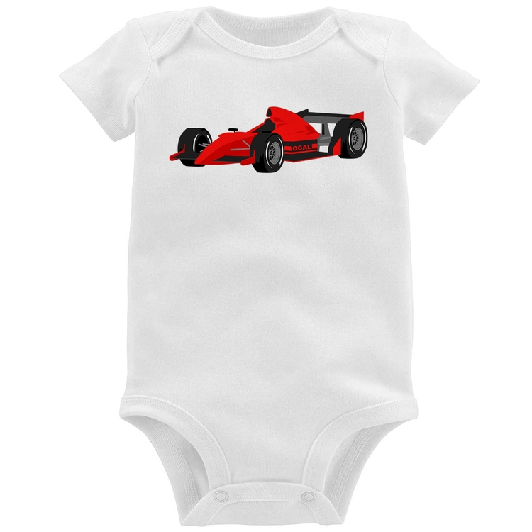 Body Bebê Carro de Corrida