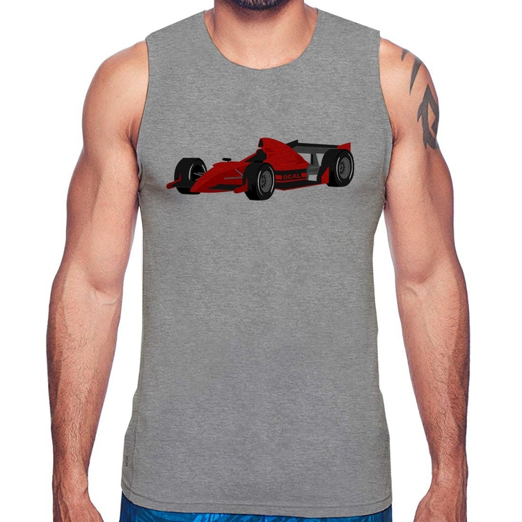 Regata Carro de Corrida - Cinza