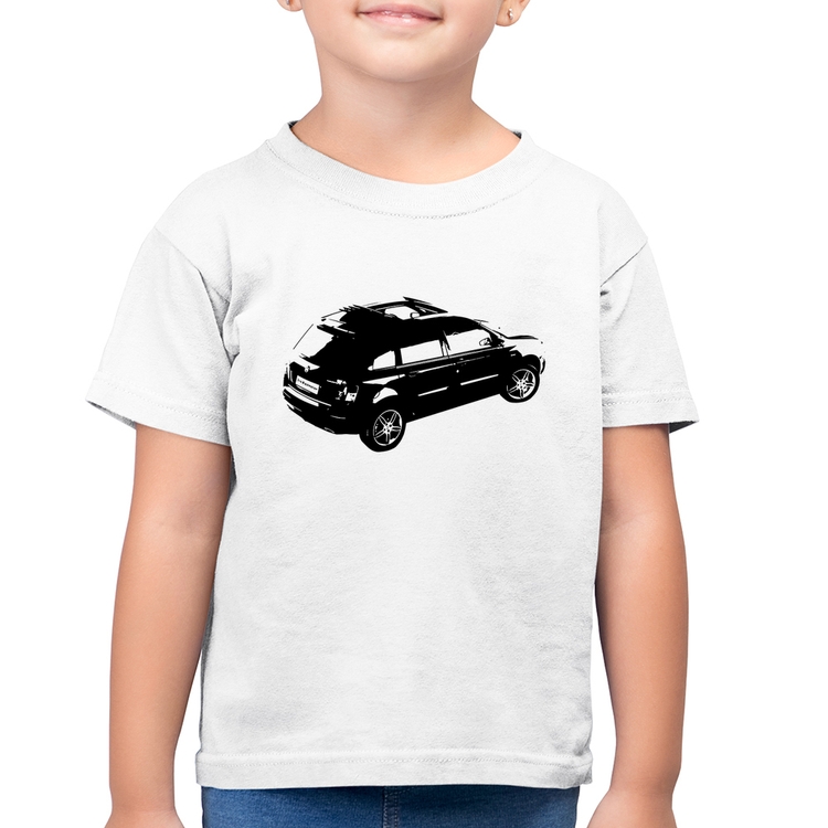 Camiseta Algodão Infantil Carro Stilo Blackmotion - Branca