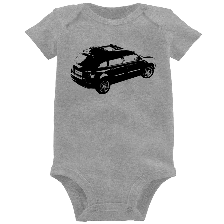 Body Bebê Carro Stilo Blackmotion - Cinza