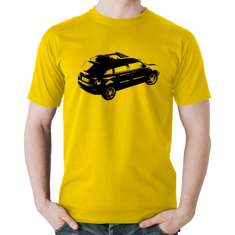 Camiseta Algodão Carro Stilo Blackmotion - Amarela