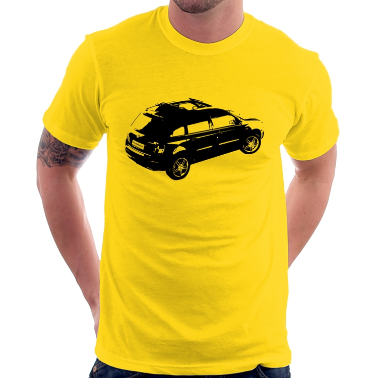 Camiseta Carro Stilo Blackmotion - Amarela