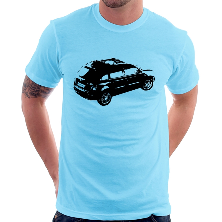 Camiseta Carro Stilo Blackmotion - Azul Bebê