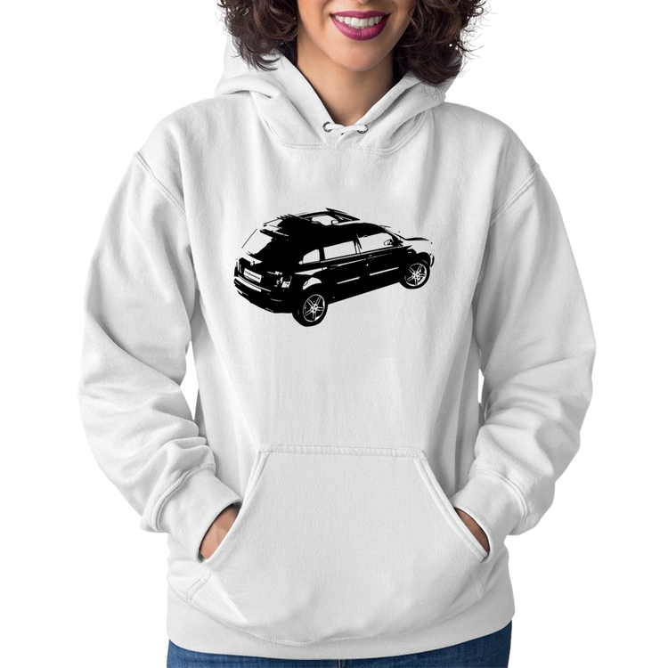Moletom Feminino Carro Stilo Blackmotion - Branco