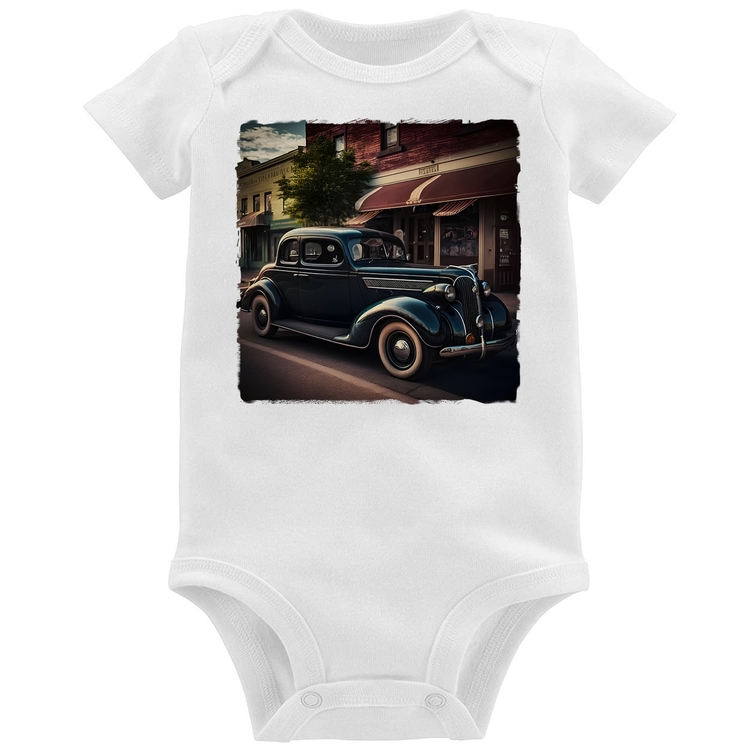 Body Bebê Carro vintage na cidade