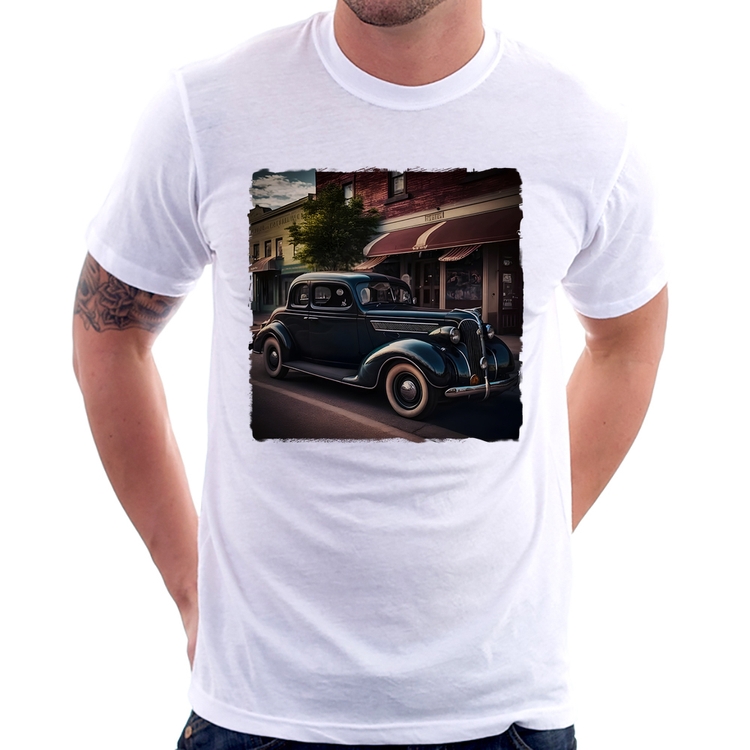 Camiseta Carro vintage na cidade