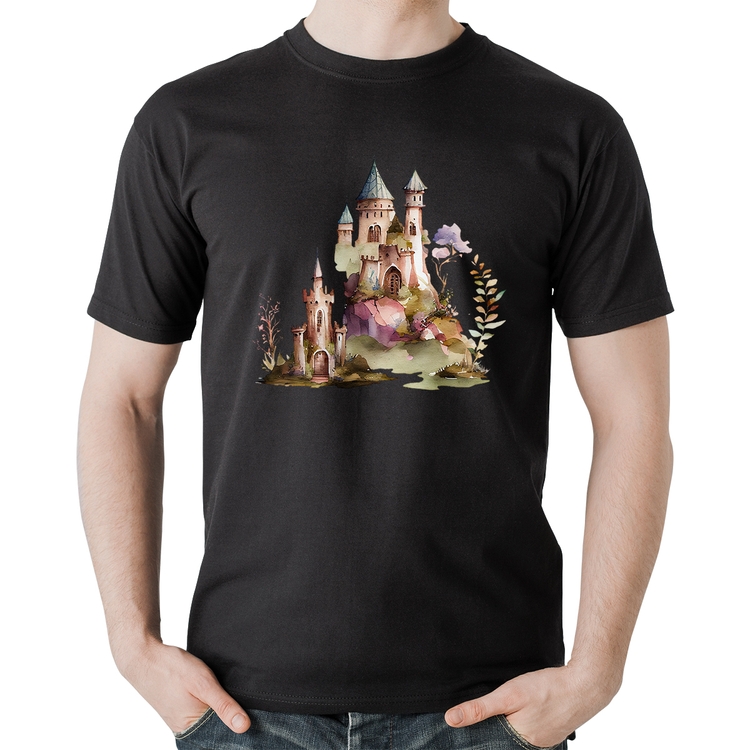 Camiseta Algodão Castelo de Fadas