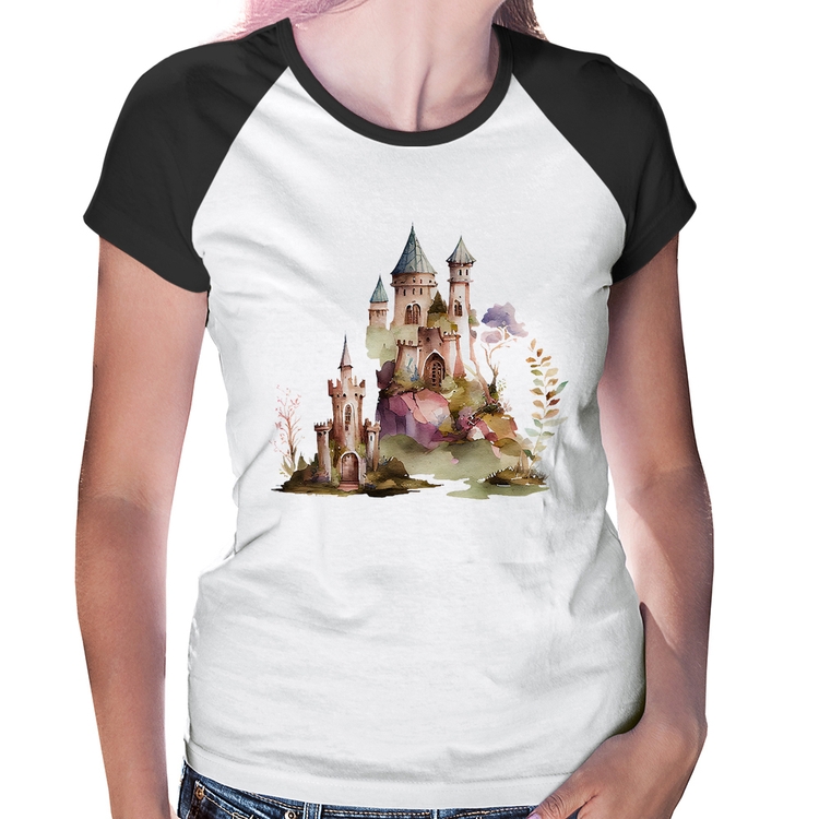 Baby Look Raglan Castelo de Fadas