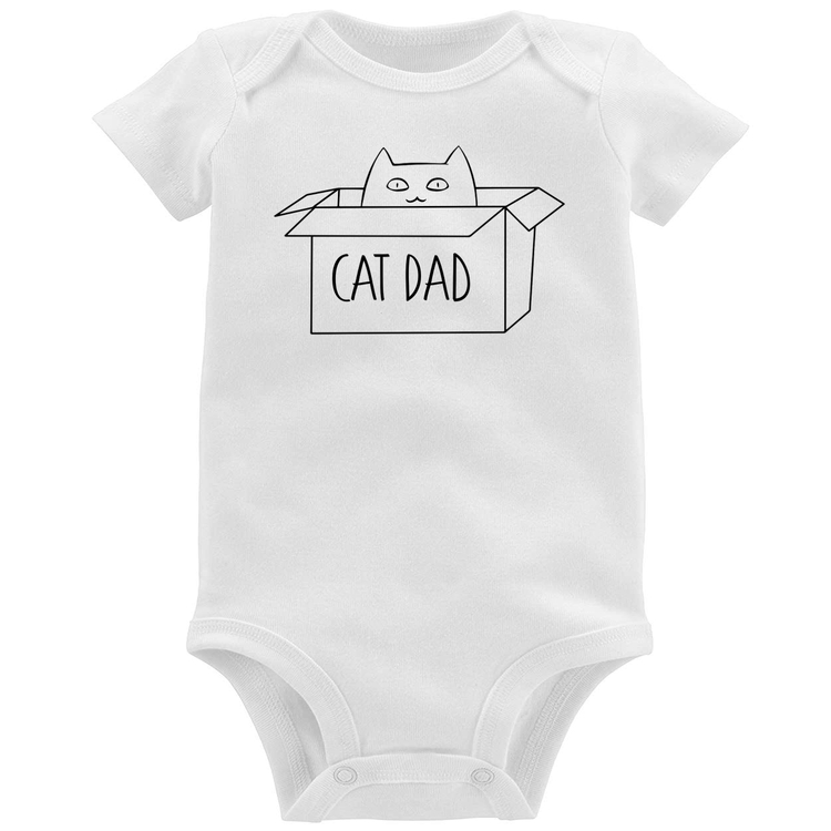Body Bebê Cat Dad
