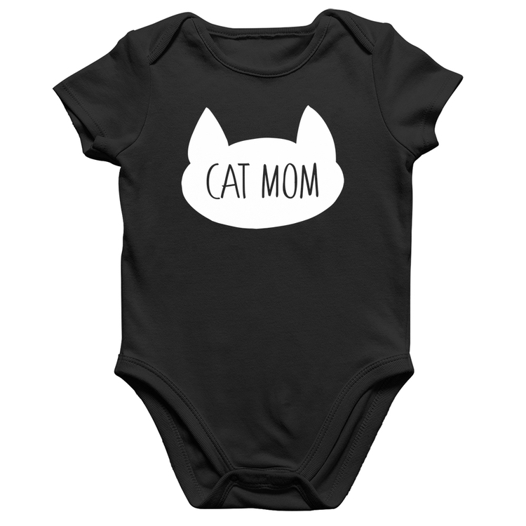 Body Bebê Algodão Cat Mom