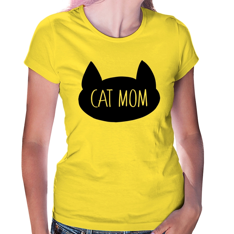 Baby Look Cat Mom - Amarela