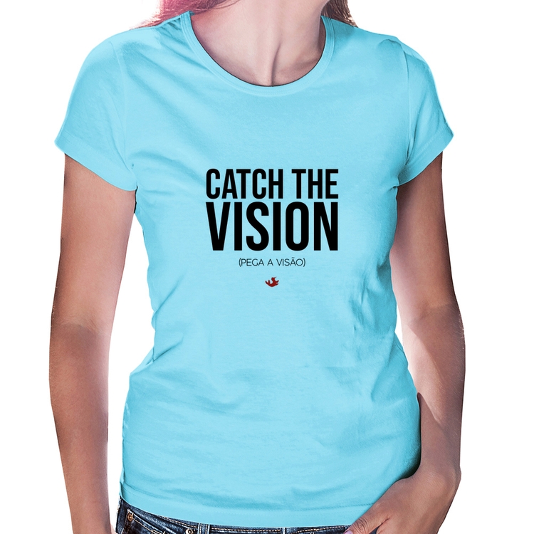Baby Look Catch the Vision - Azul Bebê